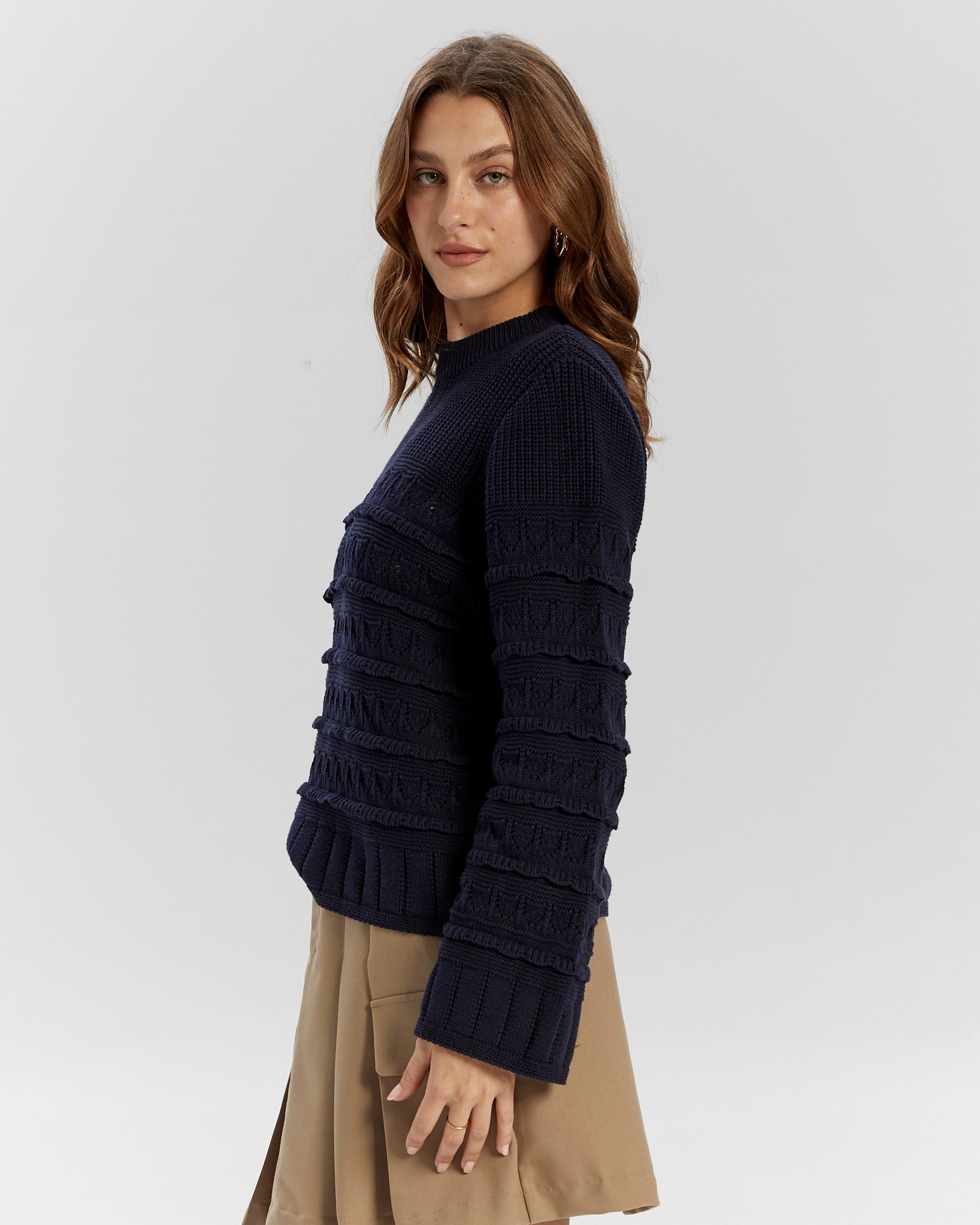 YASTIMU KNIT PULLOVER